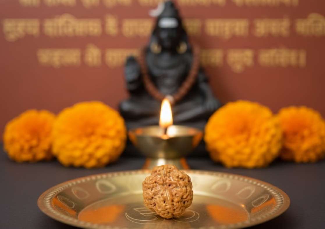 4 Mukhi Nepali Rudraksha